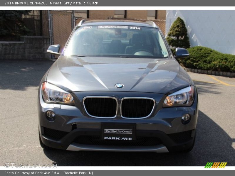 Mineral Grey Metallic / Black 2014 BMW X1 xDrive28i
