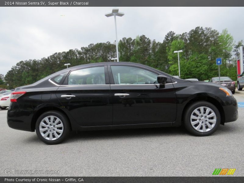 Super Black / Charcoal 2014 Nissan Sentra SV
