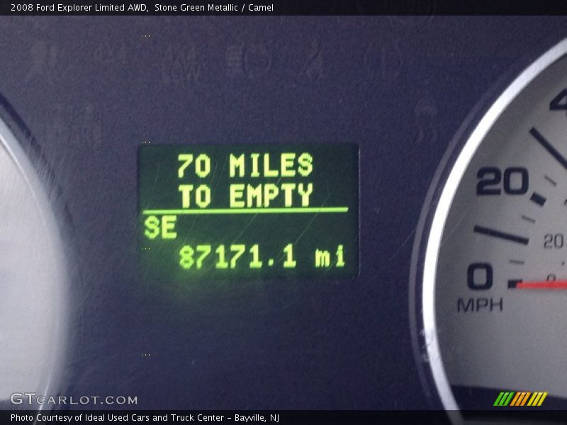 Stone Green Metallic / Camel 2008 Ford Explorer Limited AWD