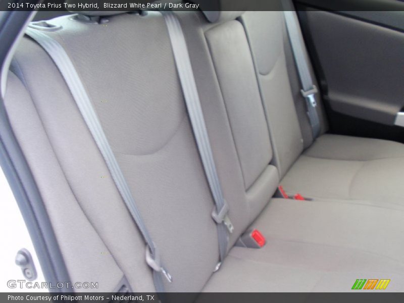 Blizzard White Pearl / Dark Gray 2014 Toyota Prius Two Hybrid