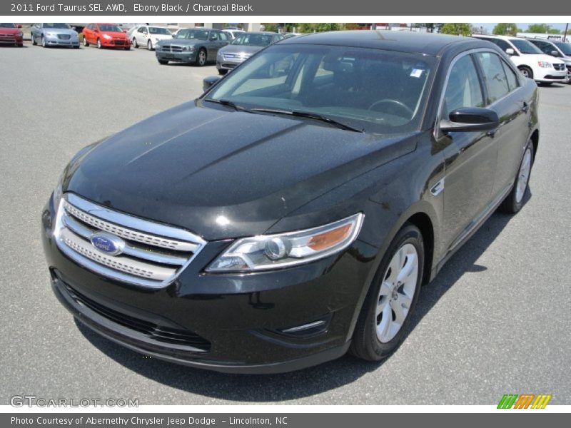 Ebony Black / Charcoal Black 2011 Ford Taurus SEL AWD