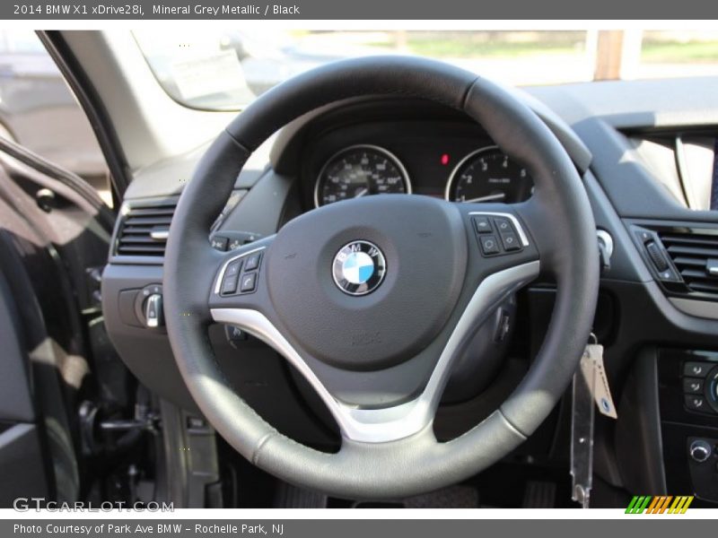 Mineral Grey Metallic / Black 2014 BMW X1 xDrive28i