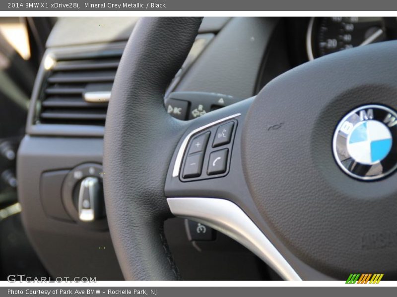 Mineral Grey Metallic / Black 2014 BMW X1 xDrive28i