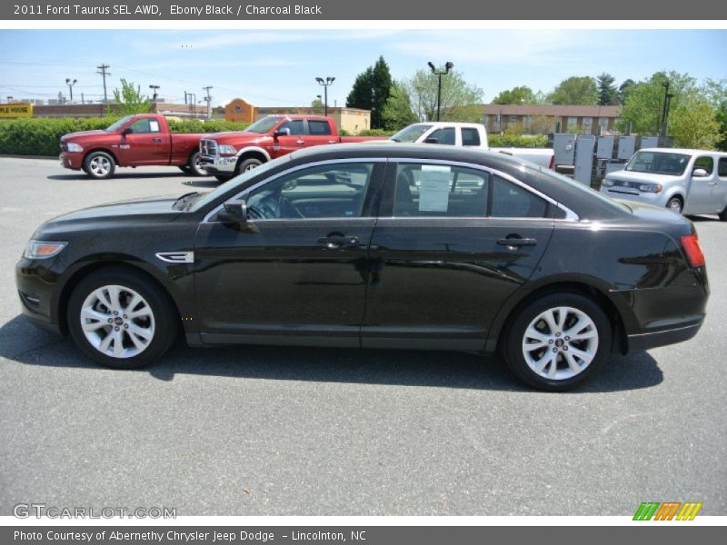 Ebony Black / Charcoal Black 2011 Ford Taurus SEL AWD