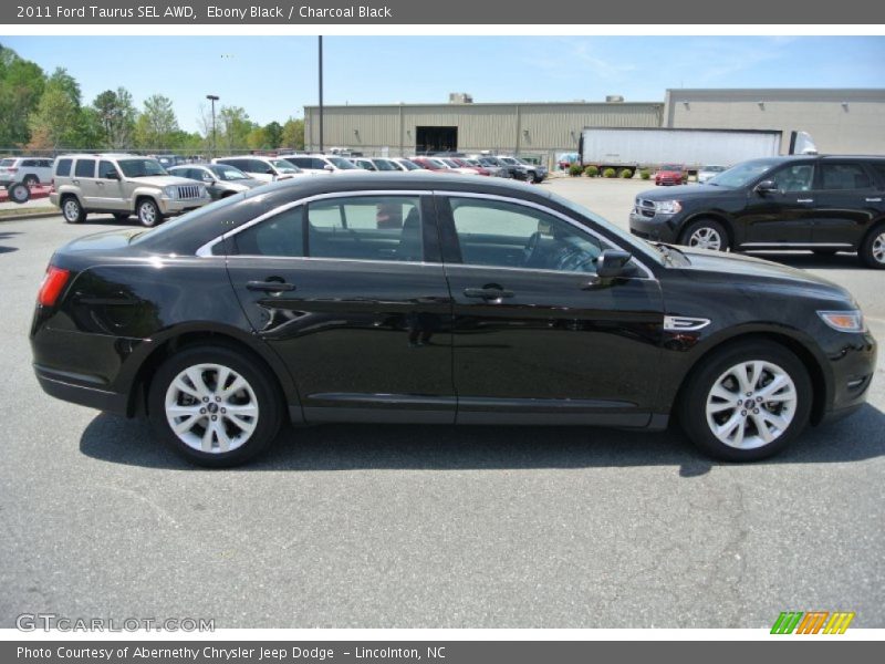 Ebony Black / Charcoal Black 2011 Ford Taurus SEL AWD