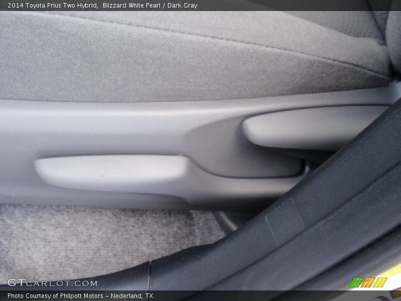 Blizzard White Pearl / Dark Gray 2014 Toyota Prius Two Hybrid
