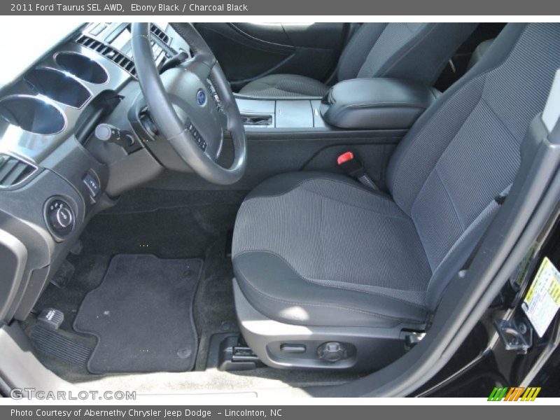 Ebony Black / Charcoal Black 2011 Ford Taurus SEL AWD