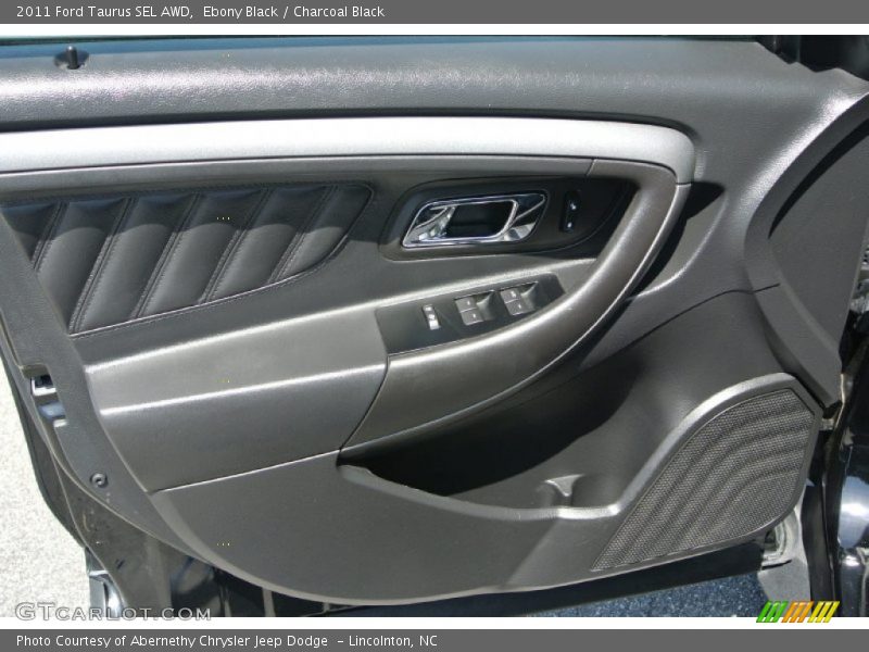 Ebony Black / Charcoal Black 2011 Ford Taurus SEL AWD