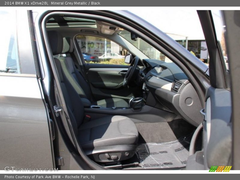 Mineral Grey Metallic / Black 2014 BMW X1 xDrive28i