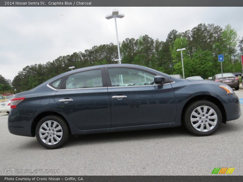 Graphite Blue / Charcoal 2014 Nissan Sentra SV