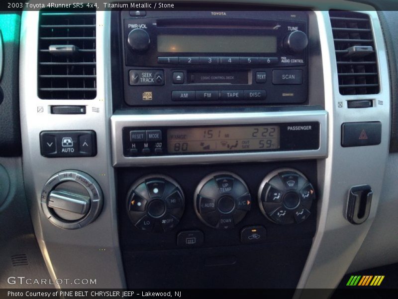 Titanium Metallic / Stone 2003 Toyota 4Runner SR5 4x4