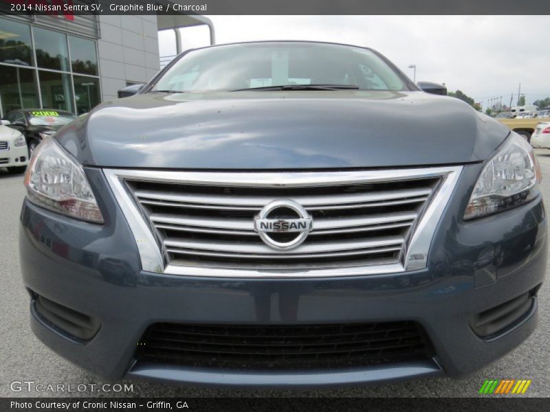 Graphite Blue / Charcoal 2014 Nissan Sentra SV