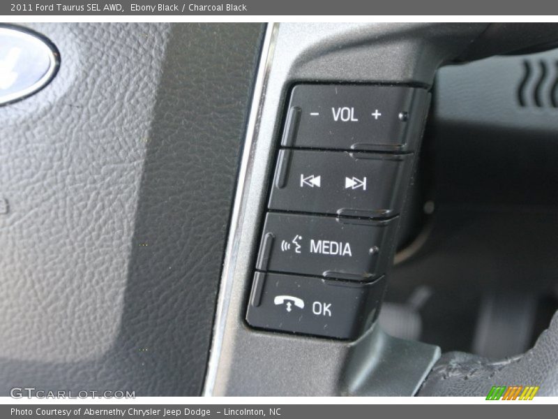 Ebony Black / Charcoal Black 2011 Ford Taurus SEL AWD
