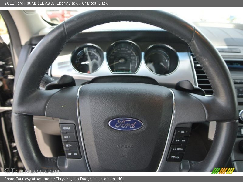 Ebony Black / Charcoal Black 2011 Ford Taurus SEL AWD