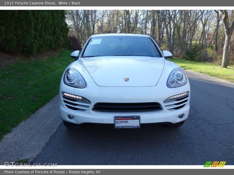 White / Black 2013 Porsche Cayenne Diesel