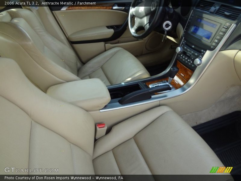 Anthracite Metallic / Parchment 2006 Acura TL 3.2