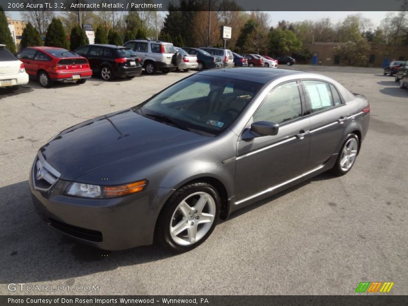 Anthracite Metallic / Parchment 2006 Acura TL 3.2