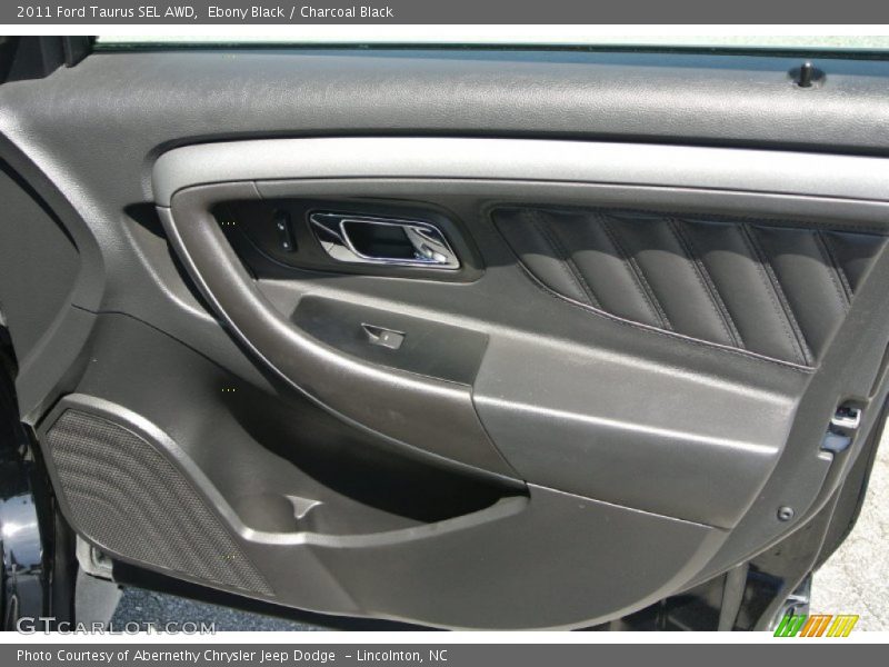 Ebony Black / Charcoal Black 2011 Ford Taurus SEL AWD