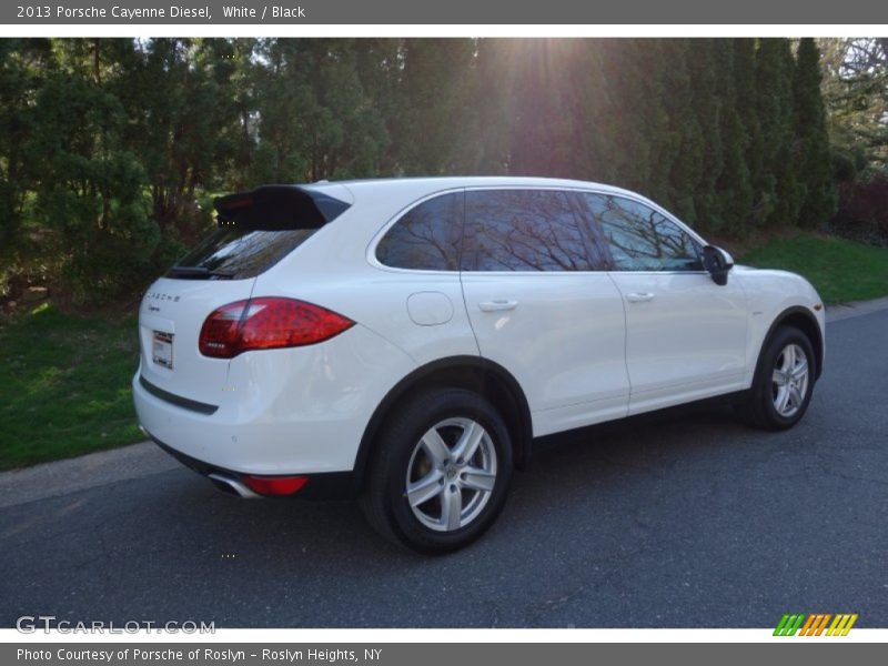 White / Black 2013 Porsche Cayenne Diesel