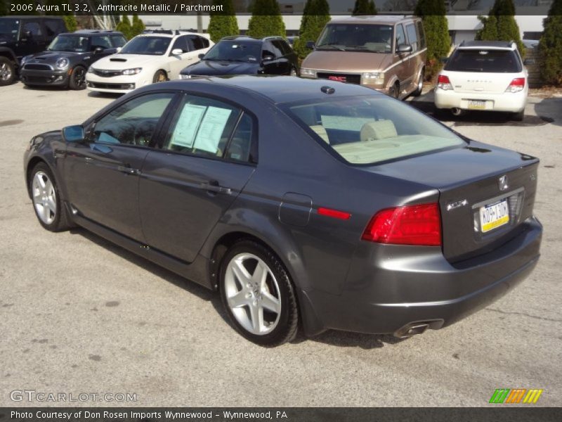 Anthracite Metallic / Parchment 2006 Acura TL 3.2
