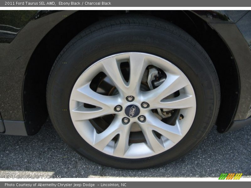 Ebony Black / Charcoal Black 2011 Ford Taurus SEL AWD
