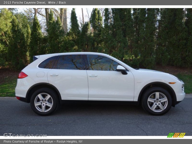 White / Black 2013 Porsche Cayenne Diesel