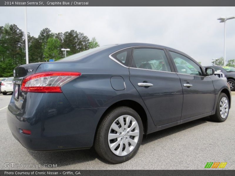 Graphite Blue / Charcoal 2014 Nissan Sentra SV