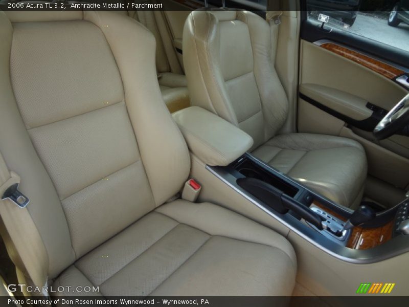 Anthracite Metallic / Parchment 2006 Acura TL 3.2