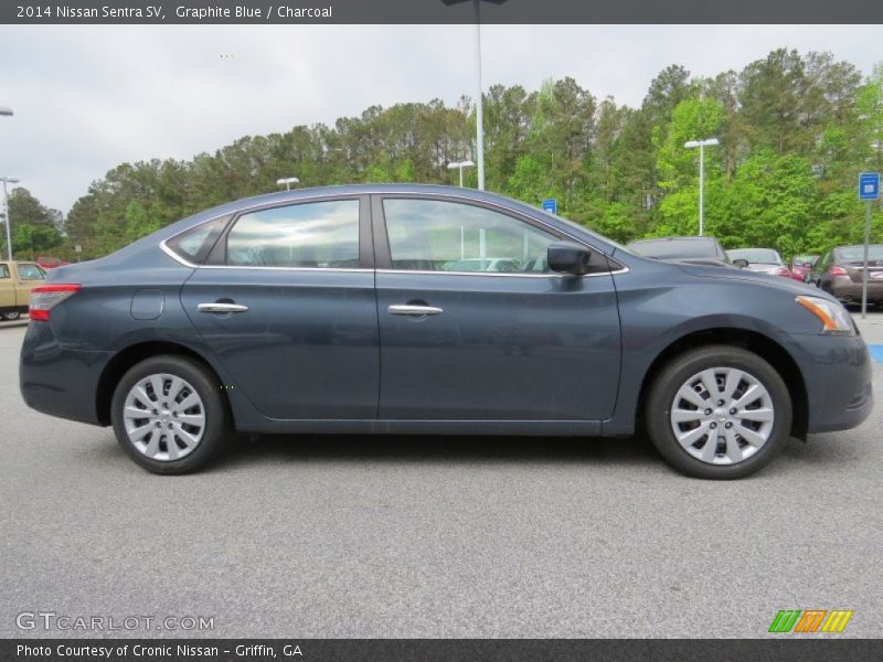 Graphite Blue / Charcoal 2014 Nissan Sentra SV