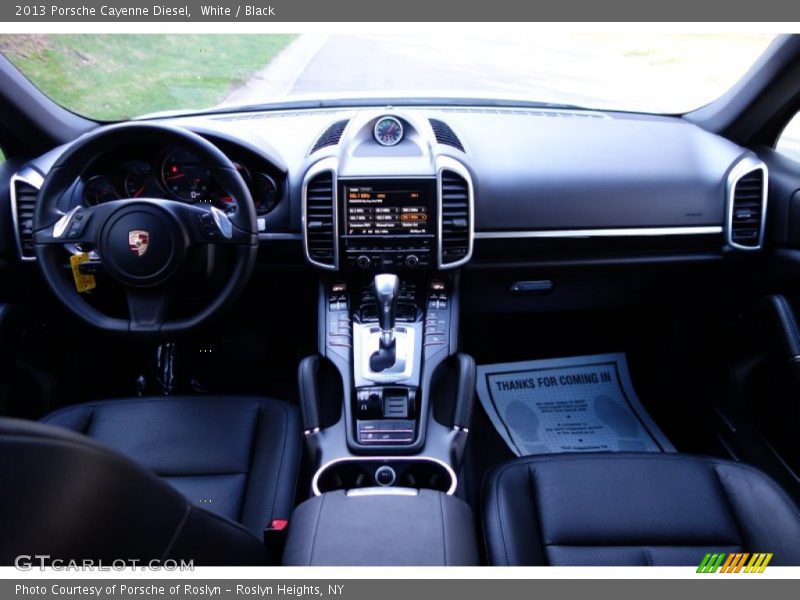 White / Black 2013 Porsche Cayenne Diesel