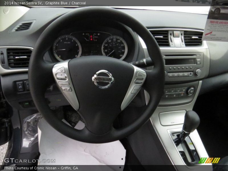 Graphite Blue / Charcoal 2014 Nissan Sentra SV
