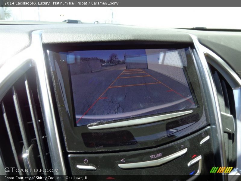 Platinum Ice Tricoat / Caramel/Ebony 2014 Cadillac SRX Luxury