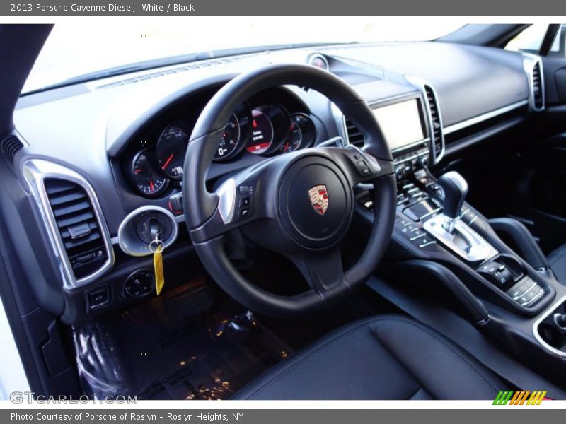 White / Black 2013 Porsche Cayenne Diesel