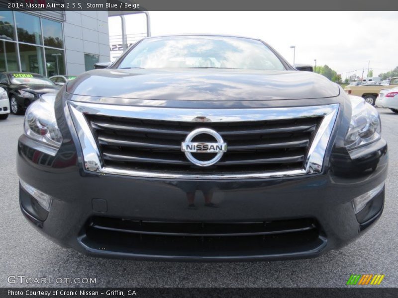 Storm Blue / Beige 2014 Nissan Altima 2.5 S