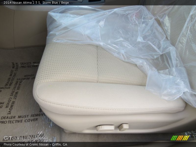 Storm Blue / Beige 2014 Nissan Altima 2.5 S