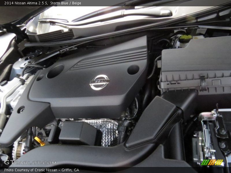 Storm Blue / Beige 2014 Nissan Altima 2.5 S