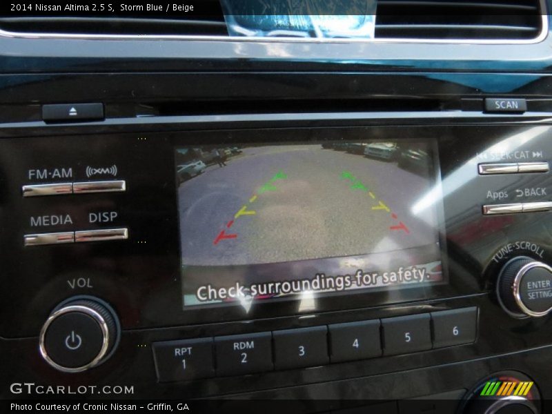 Storm Blue / Beige 2014 Nissan Altima 2.5 S