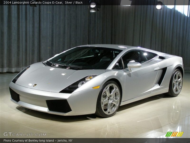 Silver / Black 2004 Lamborghini Gallardo Coupe E-Gear