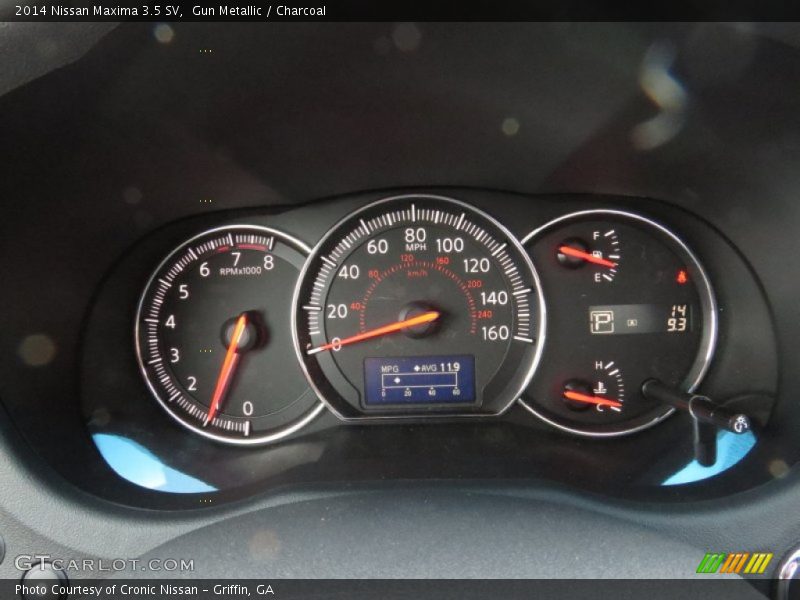 Gun Metallic / Charcoal 2014 Nissan Maxima 3.5 SV