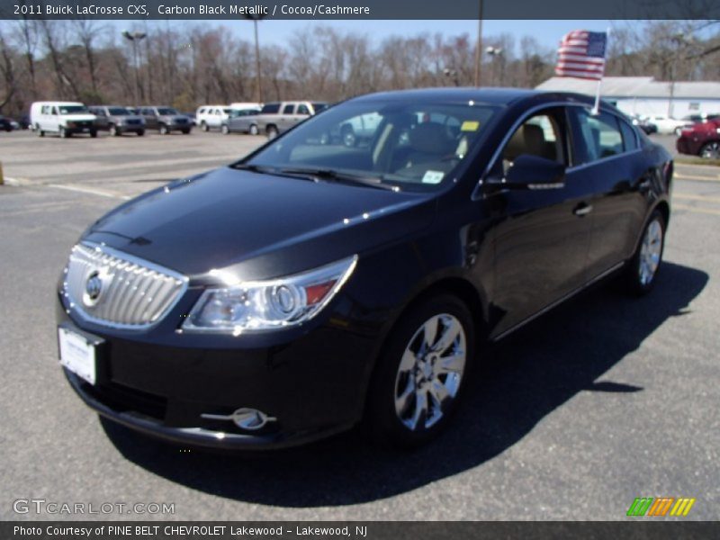Carbon Black Metallic / Cocoa/Cashmere 2011 Buick LaCrosse CXS