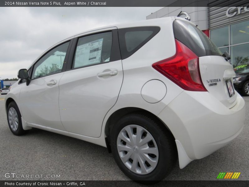 Aspen White / Charcoal 2014 Nissan Versa Note S Plus