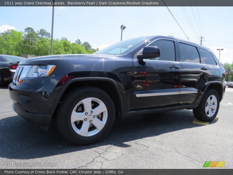 Blackberry Pearl / Dark Graystone/Medium Graystone 2011 Jeep Grand Cherokee Laredo