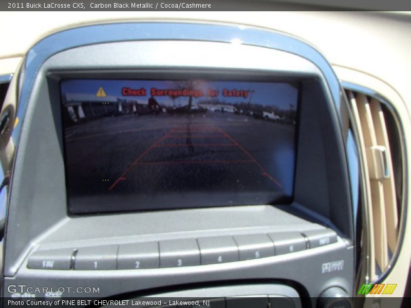Carbon Black Metallic / Cocoa/Cashmere 2011 Buick LaCrosse CXS