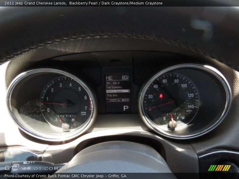 Blackberry Pearl / Dark Graystone/Medium Graystone 2011 Jeep Grand Cherokee Laredo
