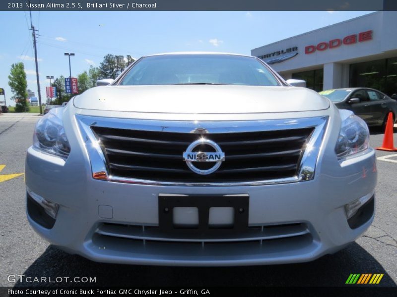 Brilliant Silver / Charcoal 2013 Nissan Altima 2.5 S