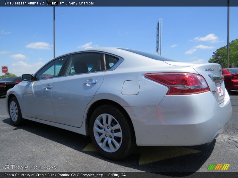 Brilliant Silver / Charcoal 2013 Nissan Altima 2.5 S