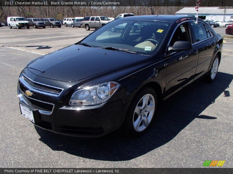 Black Granite Metallic / Cocoa/Cashmere 2012 Chevrolet Malibu LS