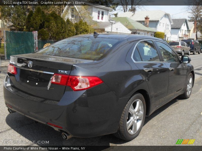 Graphite Luster Pearl / Ebony 2011 Acura TSX Sedan
