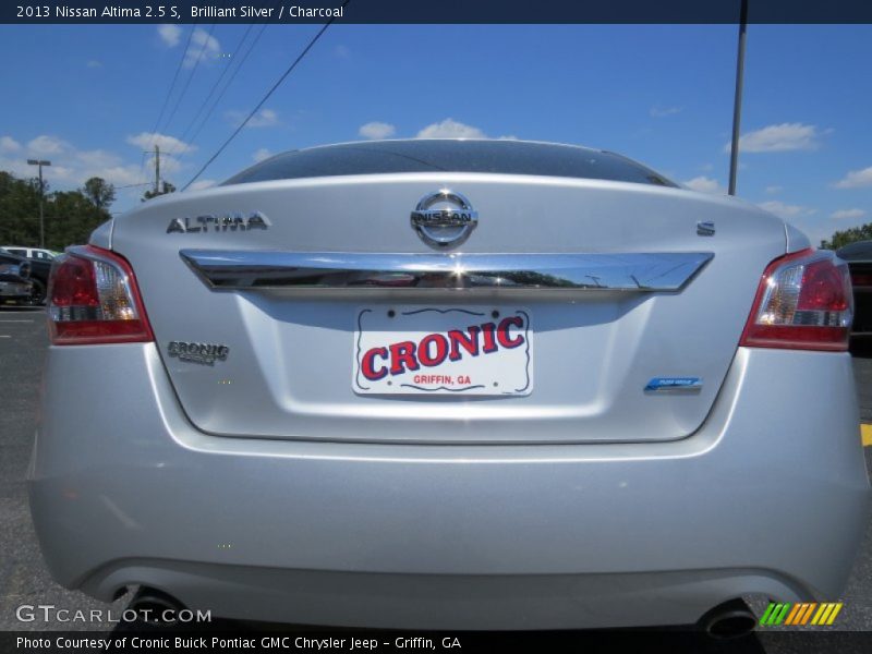 Brilliant Silver / Charcoal 2013 Nissan Altima 2.5 S