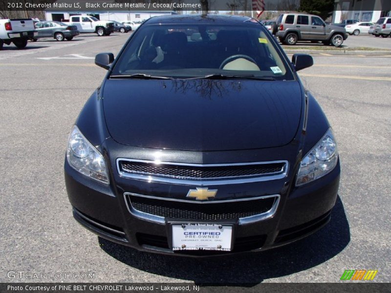 Black Granite Metallic / Cocoa/Cashmere 2012 Chevrolet Malibu LS